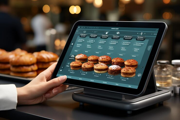 Retail dashboard on tablet
