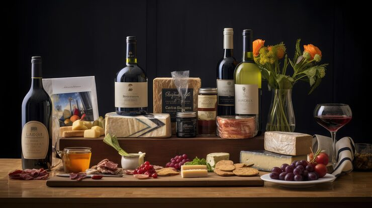 Responsible alcohol and snacks display